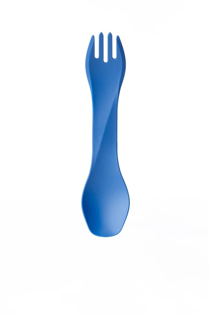 Human Gear - GoBites BIO - Herbruikbaar - Bestek - Spork - Dark Blue - campingbestek