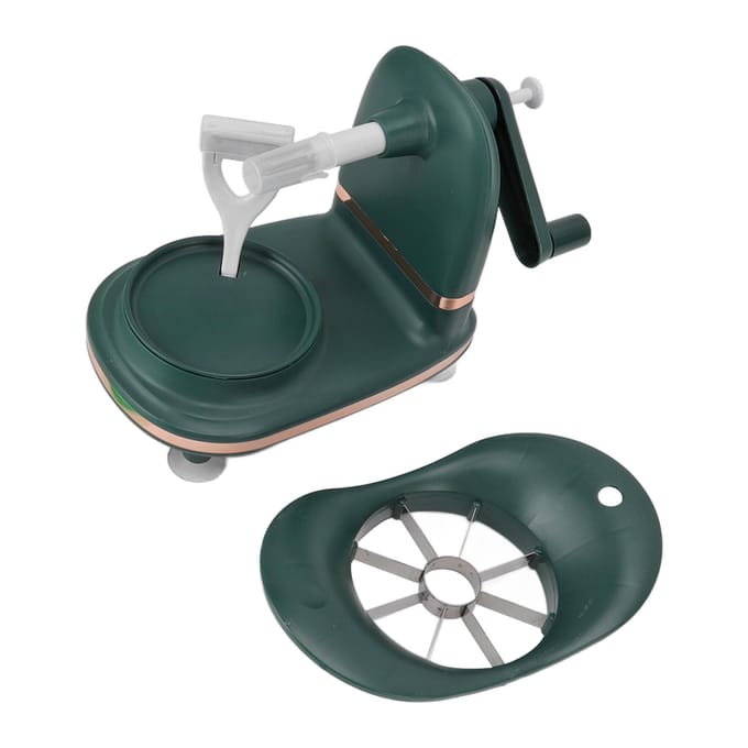 Handaangedreven Appelschiller Fruitenschiller met Snijder Appel Fruit Geschild Machine Kit Keukengereedschap black