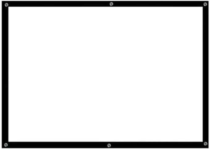 Projectiescherm - Draagbaar scherm - Thuisbioscoop Ervaring - Anti-licht Technologie - 120 inch - Wit