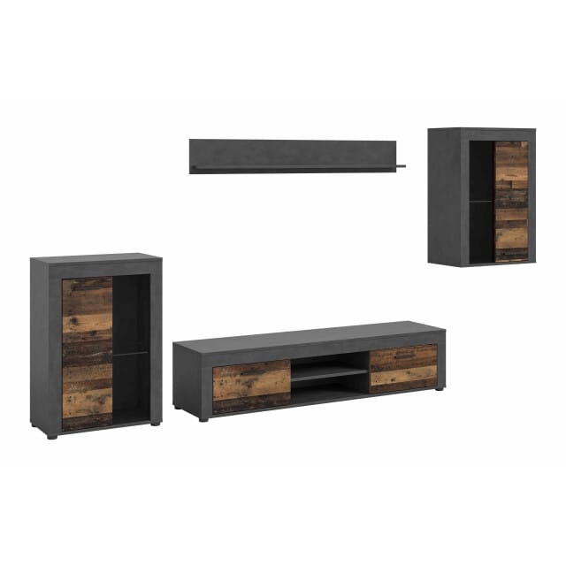 Jam Living Combinatie Oud Hout NB Matera NB - 35x169x310cm