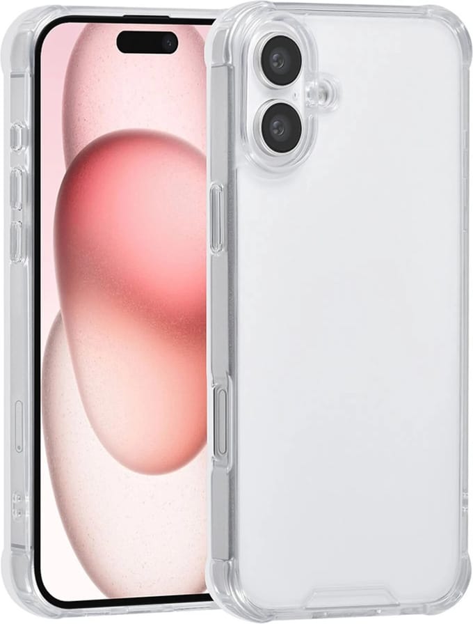 TUNIQ iPhone 16 Plus Backcover hoesje - Transparant - Antishock