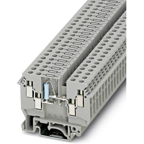 Phoenix Contact 2775250 Doorgangsserieklem 6.2 mm Schroeven Grijs 50 stuk(s)