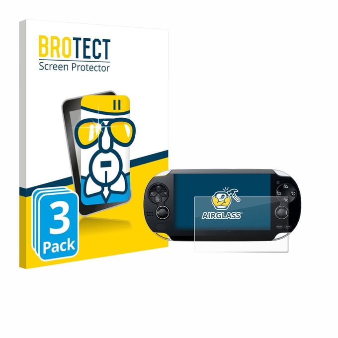 Screenprotector 3 Stuks voor Sony Playstation PS Vita Beschermglas transparant