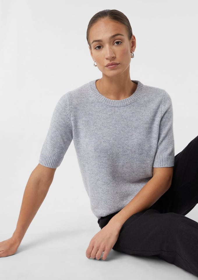 Comma  Pullover Grey Maat: 42 | Sweaters Outlet | Dames | Grijs