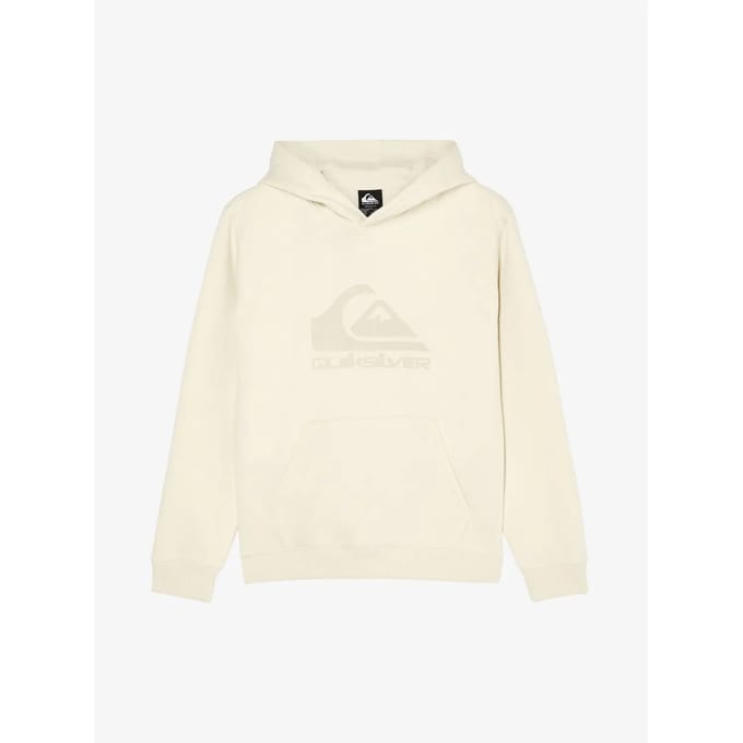 Quiksilver Comp Logo Hoodie Beige 12 Years Jongen