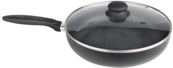 Brabantia Hapjespan met deksel 28cm non-stick