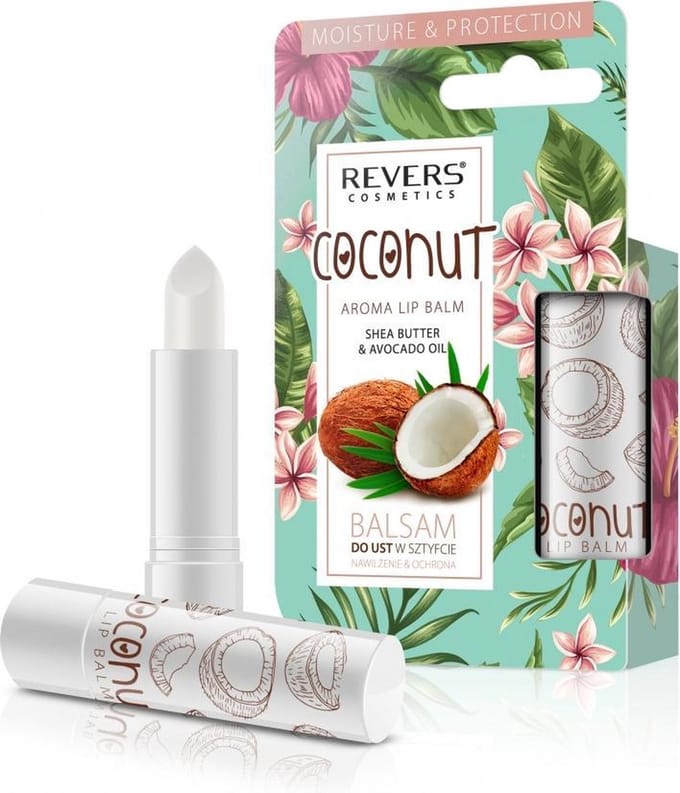 REVERS® Aroma Lip Balm Shea Butter And Avocado Oil #Coconut
