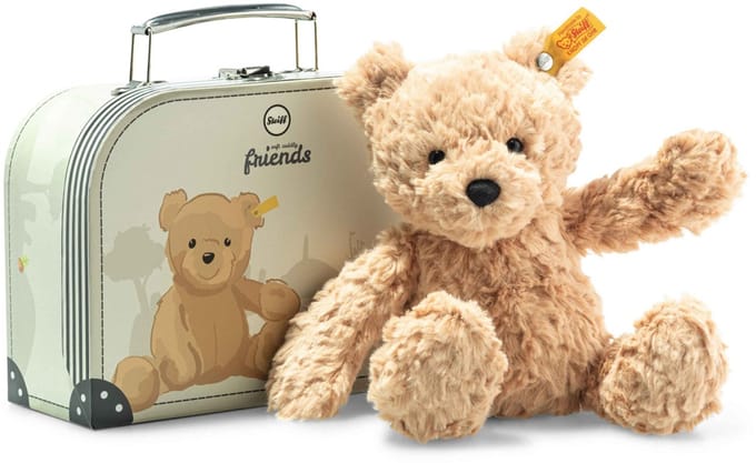 Steiff Jimmy met koffer 25 cm. EAN 113918