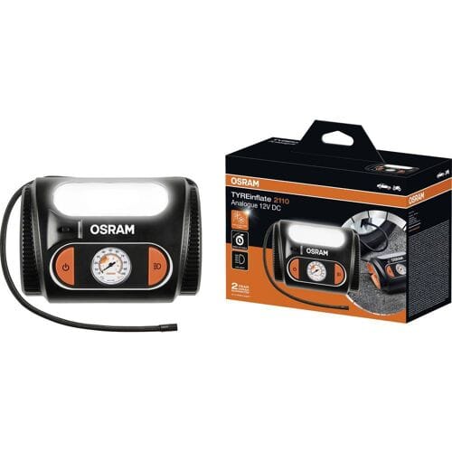 Osram Automotive TYREinflate 2110 Compressor 6.9 bar Analoge Manometer
