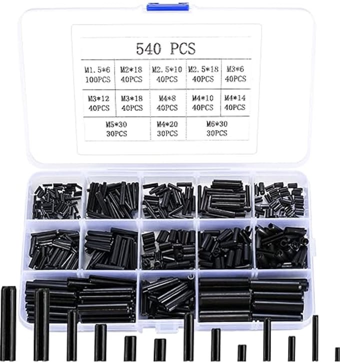 Holle Splinten Set - 540 Stuks Klapsplinten van Mangaanstaal