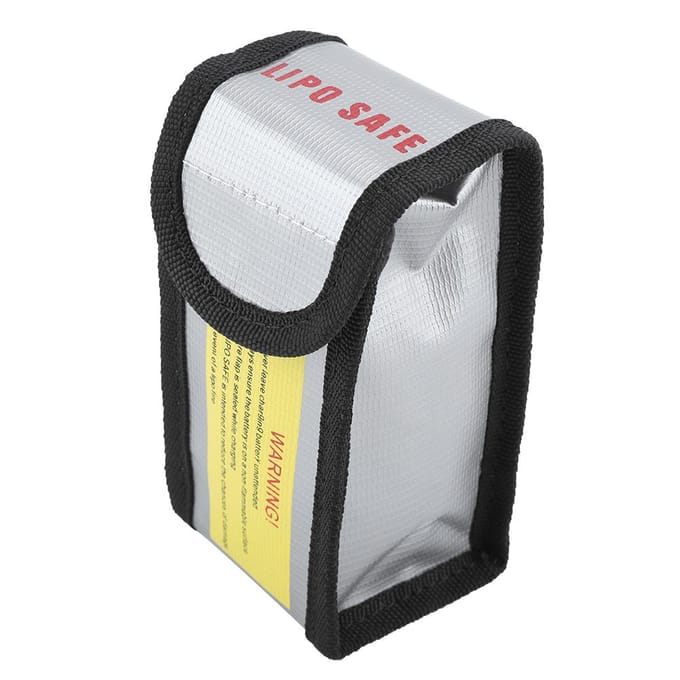 Brandwerende Hittebestendige Batterij Beschermhoes Tas gray