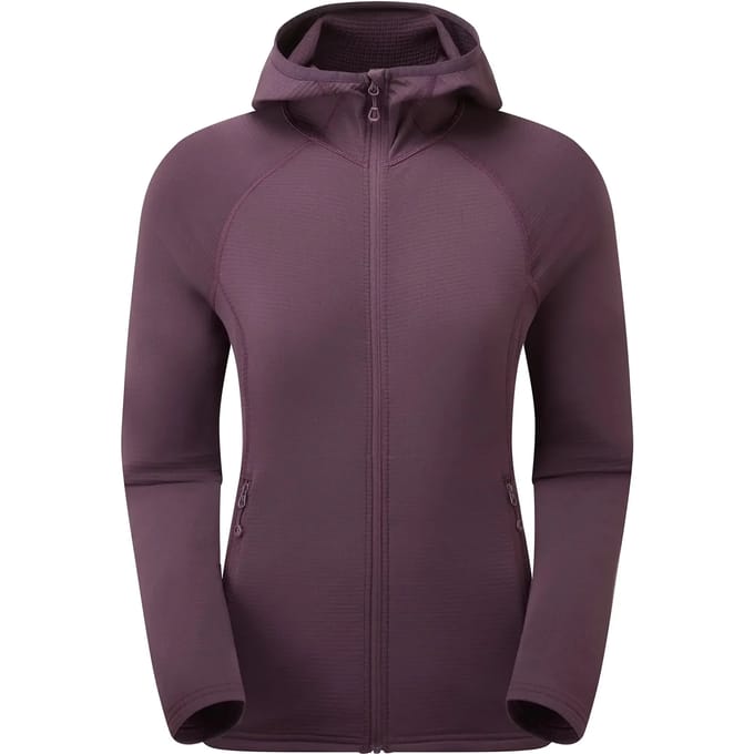 Montane Protium Lite Fleece Met Kap Paars L Vrouw