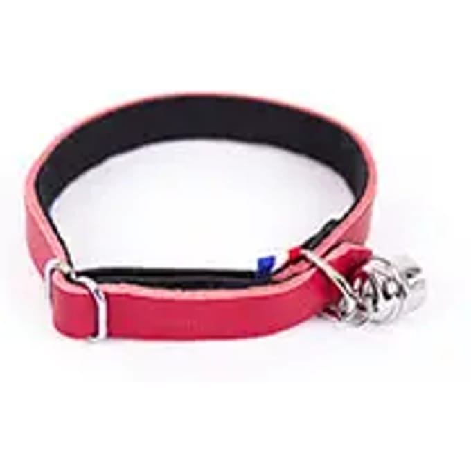 Kattenhalsband van viltleer Martin Sellier