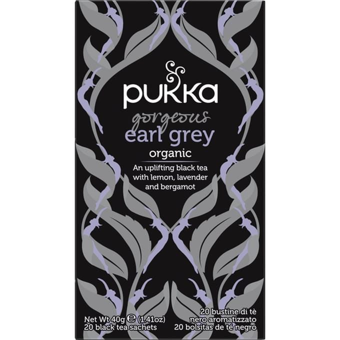 Gorgeous earl grey thee Pukka - Doosje 40 gram