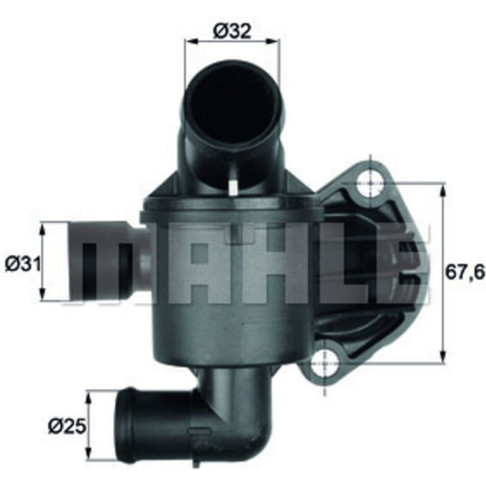 Thermostaat, koelvloeistof MAHLE TI 35 87