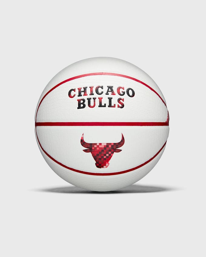 NBA TEAM PIXEL BASKETBALL CHICAGO BULLS SIZE 7