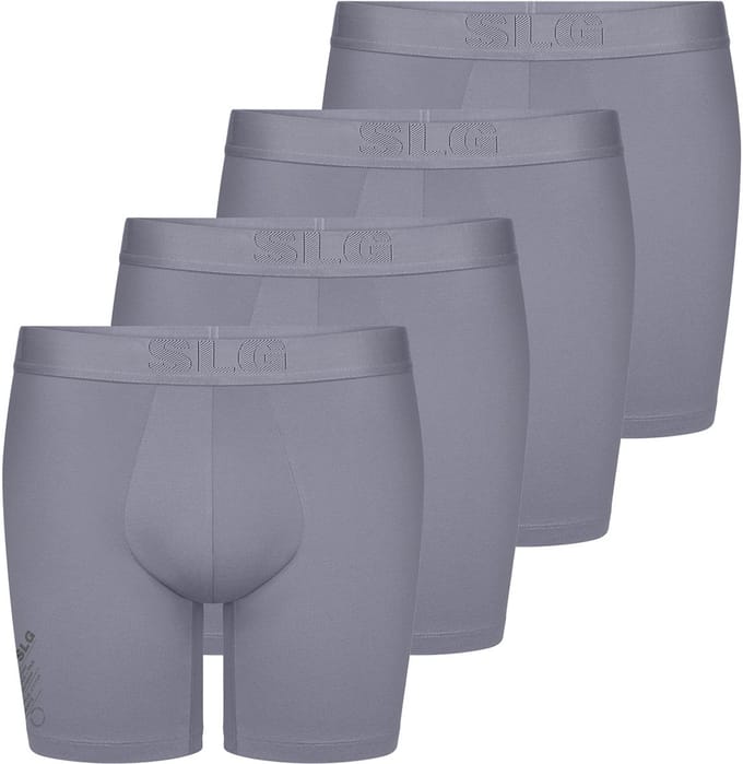 sloggi Heren lang short / pant 4 pack SLG Base Soft