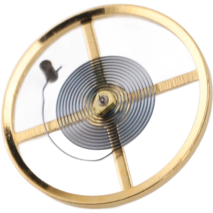 Horloge Balanswiel met Spiraalveer Vervanging 3135 Horloge Balanswiel Reparatieonderdeel beige