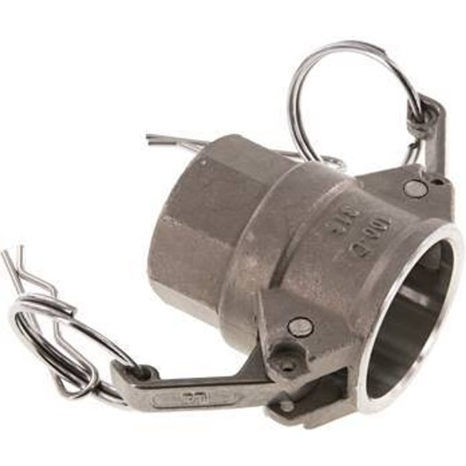 Camlock DN 25 (1'') Koppeling RvsRp 1'' met binnendraad Type D MIL-C-27487
