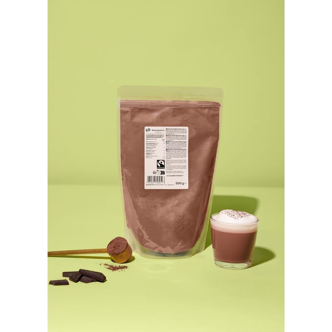 Fairtrade cacaopoeder sterk ontvet | 500 g
