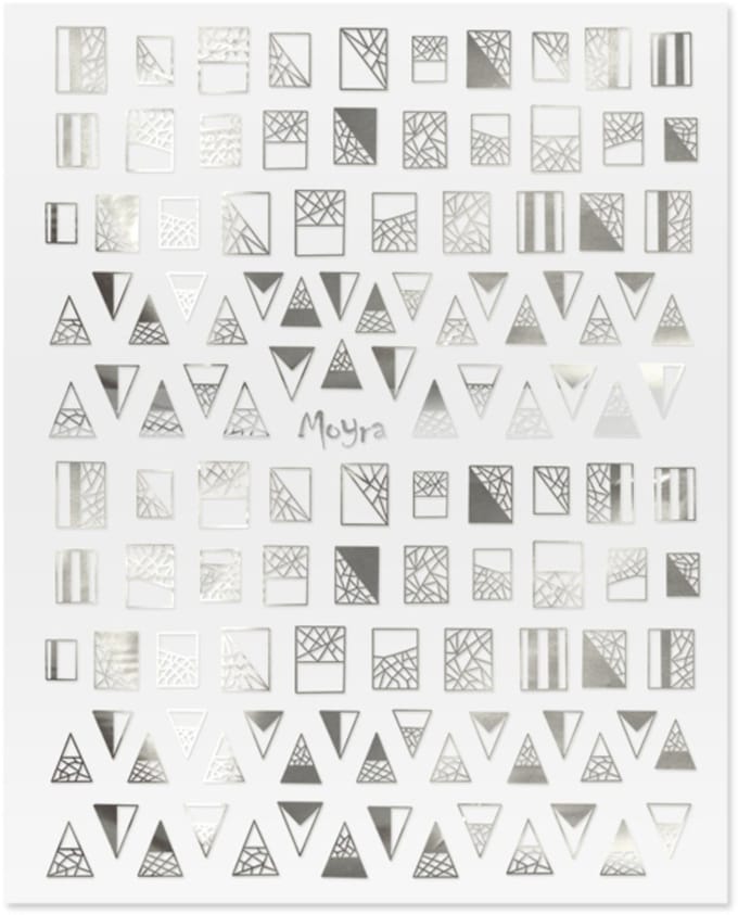 Moyra Matrica sticker No.03 ZILVER