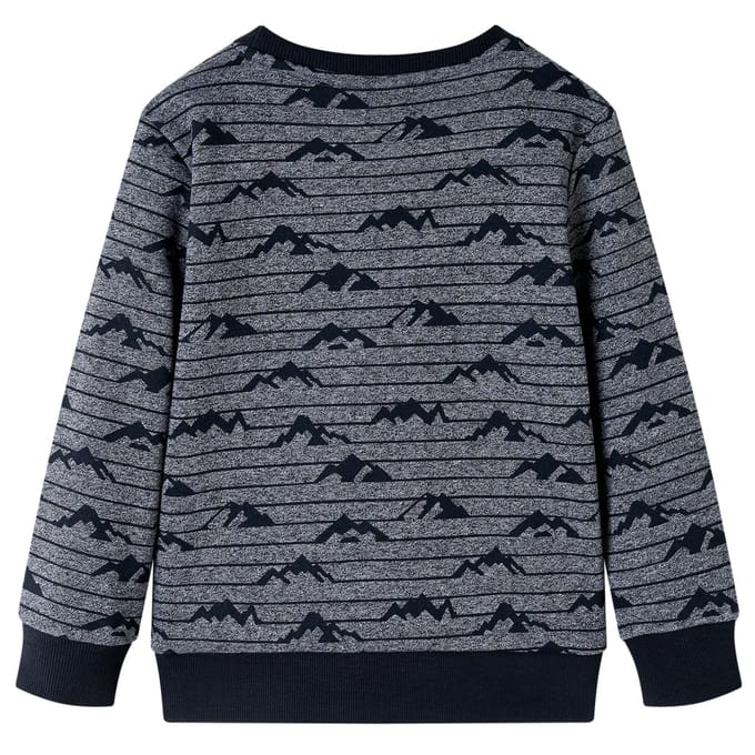 vidaXL - Kindertrui - 116 - gemêleerd - marineblauw