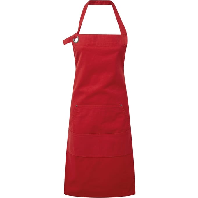 Premier Kaliber Zwaar Canvas Zakschort (Rood)
