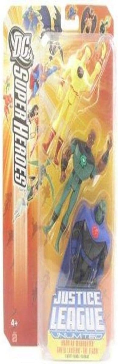 DC Super Heroes Figuren: Martian Manhunter, Green Lantern & The Flash Actiefiguren