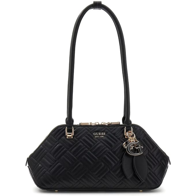 GUESS schoudertas Sally Shoulder Satchel Black zwart