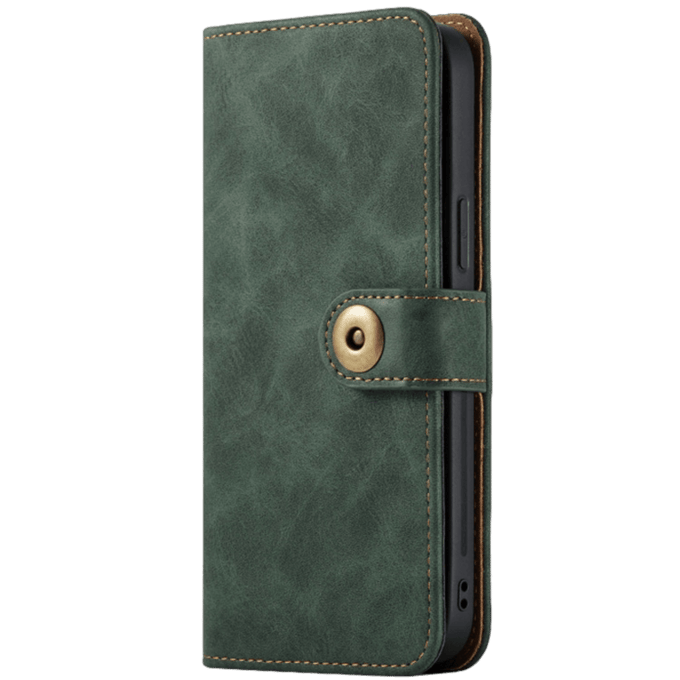 Mocaa iPhone 12 Mini Vintage 2-in-1 Wallet Hoesje Groen