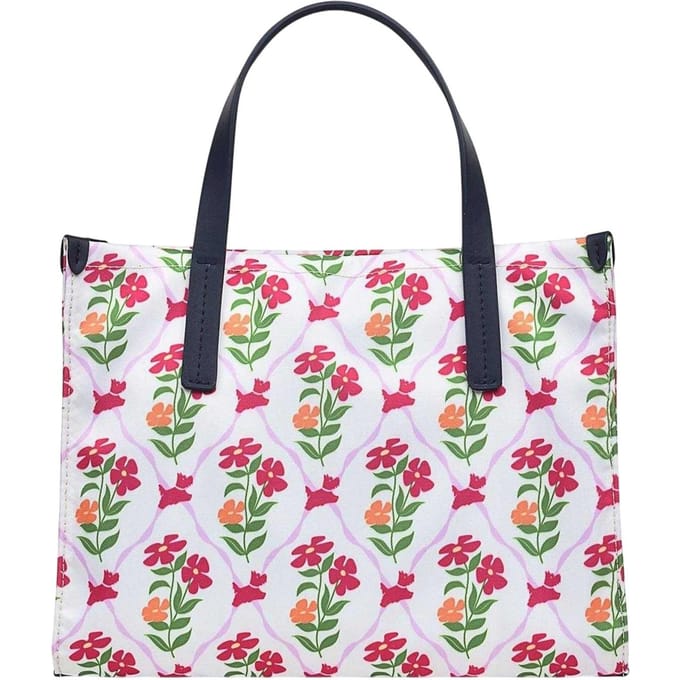 Radley Florale gerecyclede polyester schoudertas (Zwart)