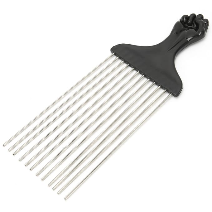 Professionele Metalen Haar Prikkam Ontwarren Salon Kapper Winkel Prikkam Kam Haar Styling Tool black