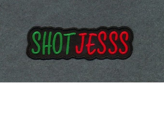 embleem rood groen shotjess
