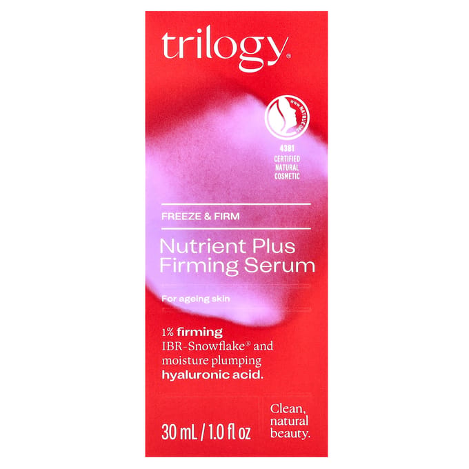 Trilogy, Nutrient Plus Verstevigend Serum, 1 fl oz (30 ml) red