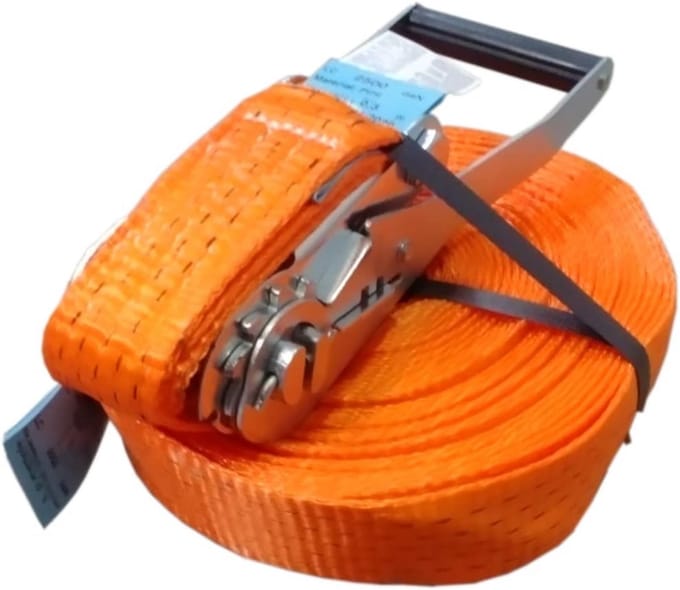 Sterke Spanband Ratelriem 5 Ton - Lengte 4 tot 12 Meter - Zware Kwaliteit Sjorband