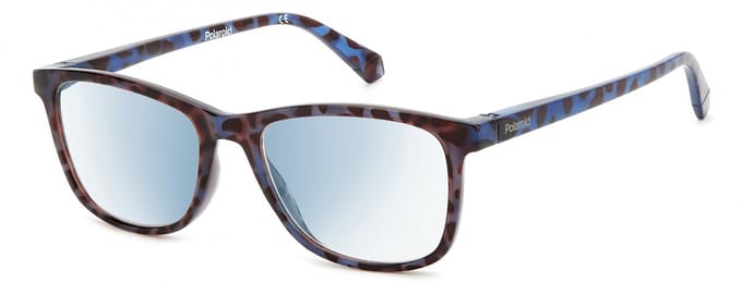 Leesbril Polaroid PLD0033 Met Blauw Licht Filter-Azuur Havanna-+1.00