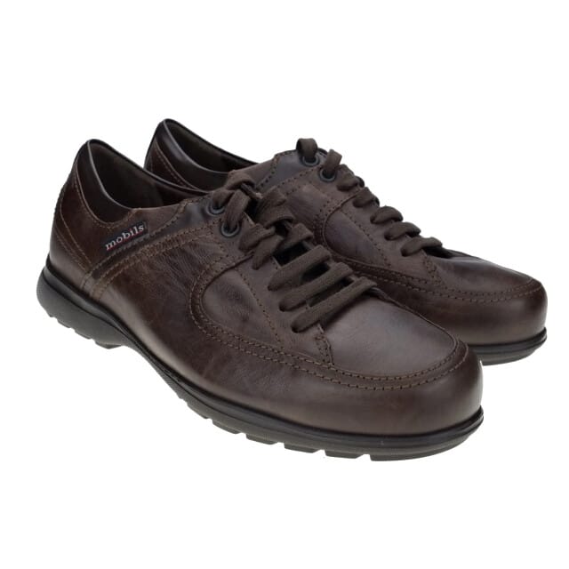 Mephisto Mobils Damian - heren veterschoen - bruin - maat 40.5 (EU) 7 (UK)