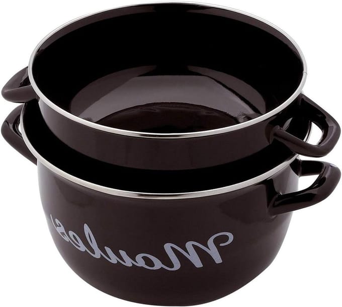 Kookpan - Soeppan - Koken - Zware kwaliteit - 24 cm - Zwart