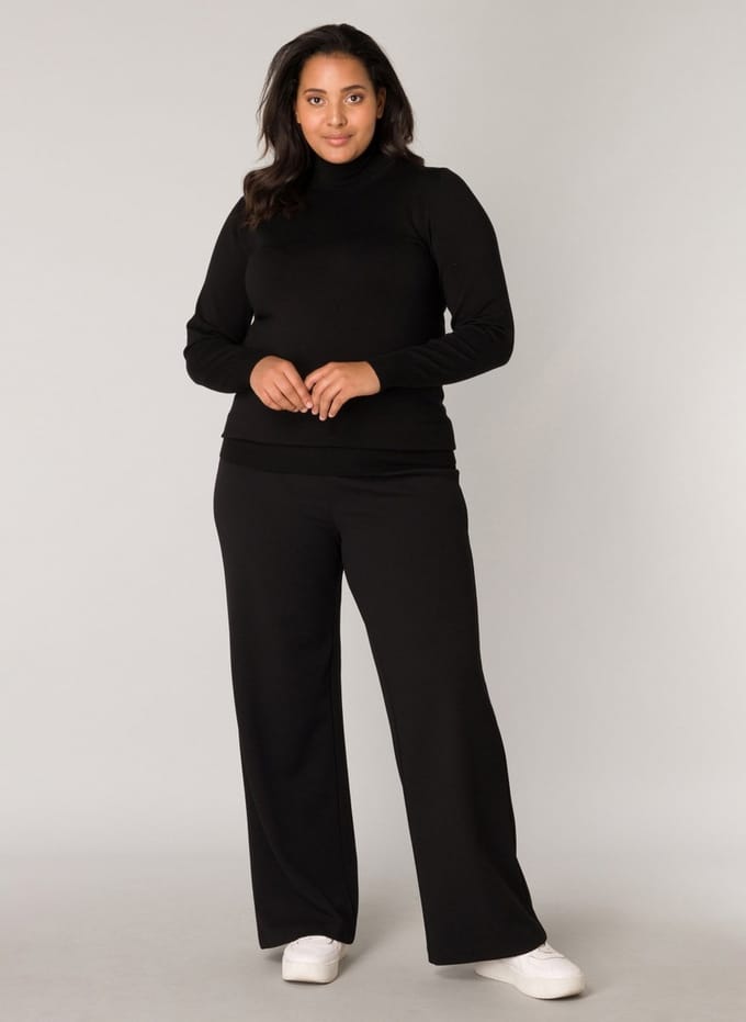 BASE LEVEL CURVY Aria Tuniek - Black - maat X-0(44)