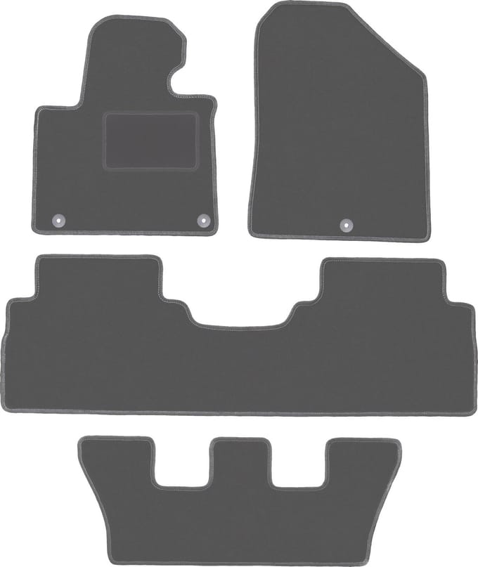 Grafiet automatten voor: Kia Sorento III 7-zitter (2015-)