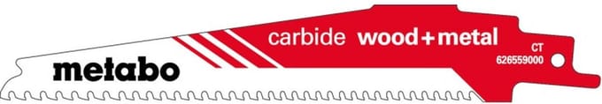 Metabo 626559000 Reciprozaagblad carbid hout + metaal Zaagbladlengte 150 mm 1 stuk(s)