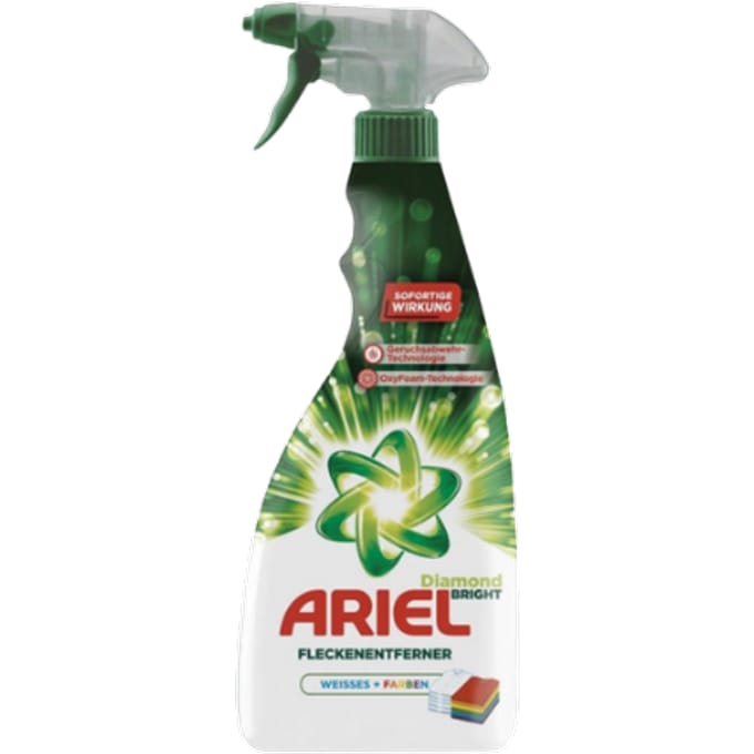Ariel - Diamond Bright - Vlekverwijderaar Spray voor Witte & Gekleurde was - 750 ml