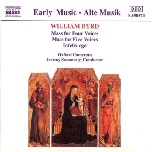 Oxford Camerata, Jeremy Summerly - Byrd: Masses For 4 & 5 Voices (CD)