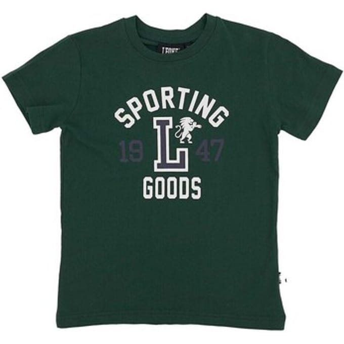 T-shirt Korte Mouw Leone 1947 Boy Short Sleeves College