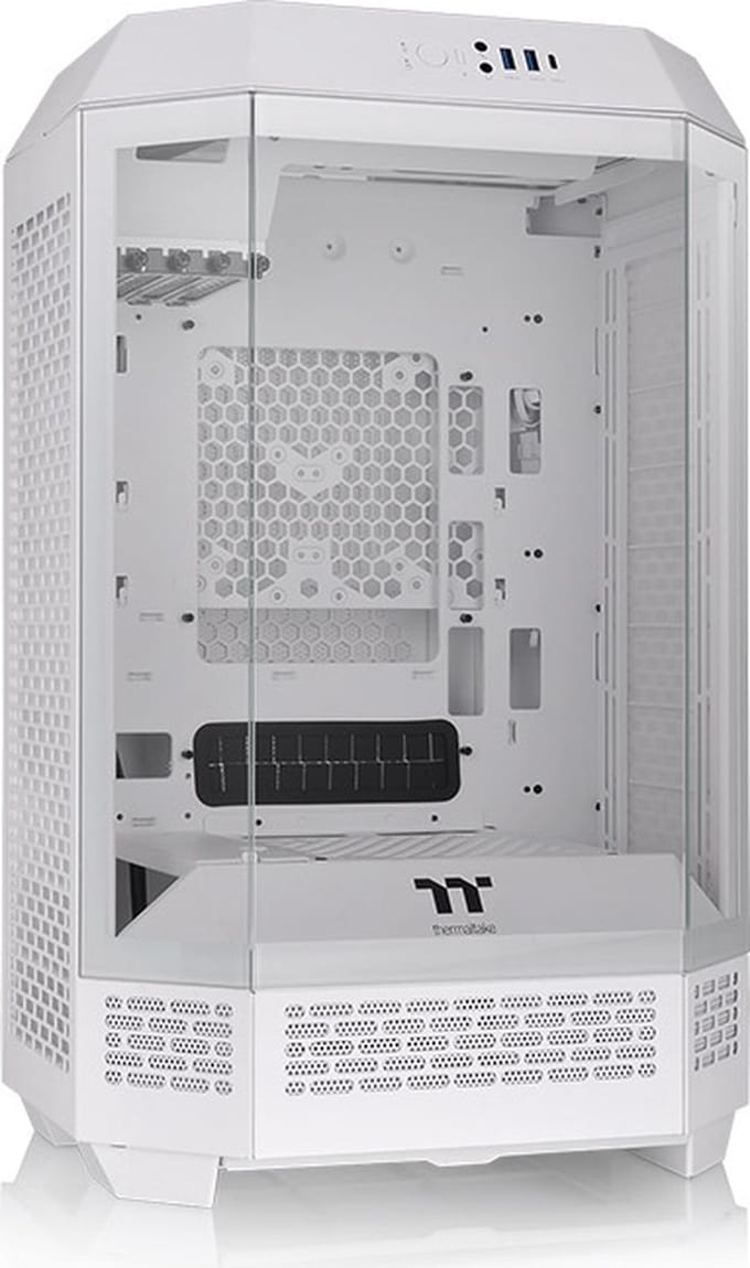 Thermaltake The Tower 300 Micro - PC Case - Behuizing - Gehard Glas - 2x140mm Ventilator - Wit