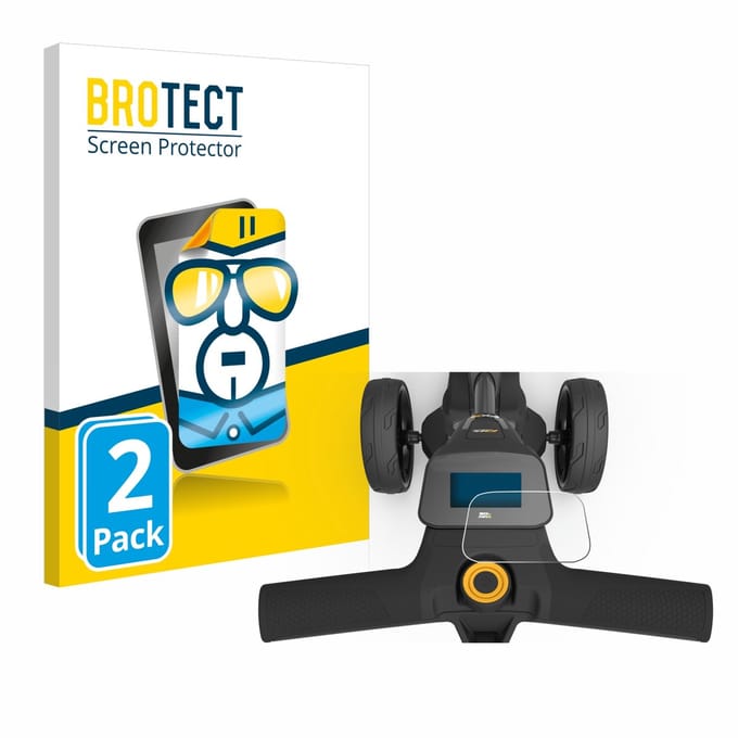 BROTECT - Screenprotector voor PowaKaddy FX3 - Folie Beschermfolie transparant 2 Stuks