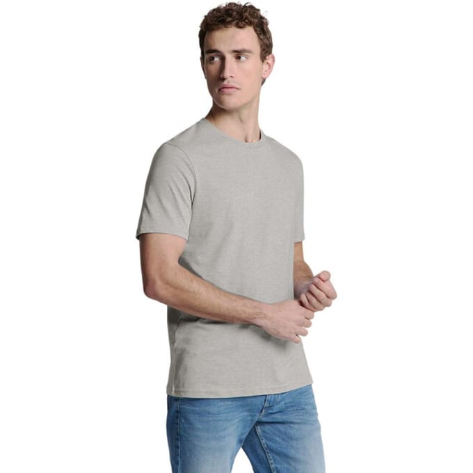 No Excess T-shirt Crewneck Melange Cloud Größe: XXL | Basic T-Shirts Outlet | Herren