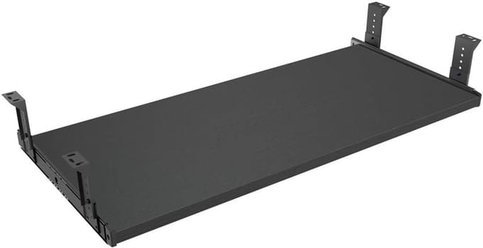Toetsenbordlade Hout 53/60/76 cm Zwart Wit Bruin Verstelbare Lade