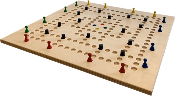 Hindernisspel 4 personen bordspel