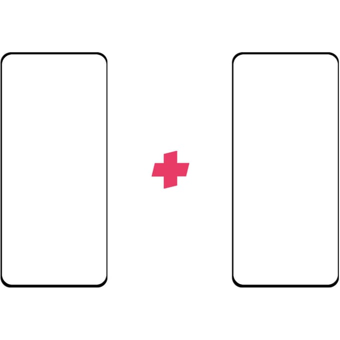 DuoPack: OnePlus 8T screenprotector gehard glas Edge to Edge
